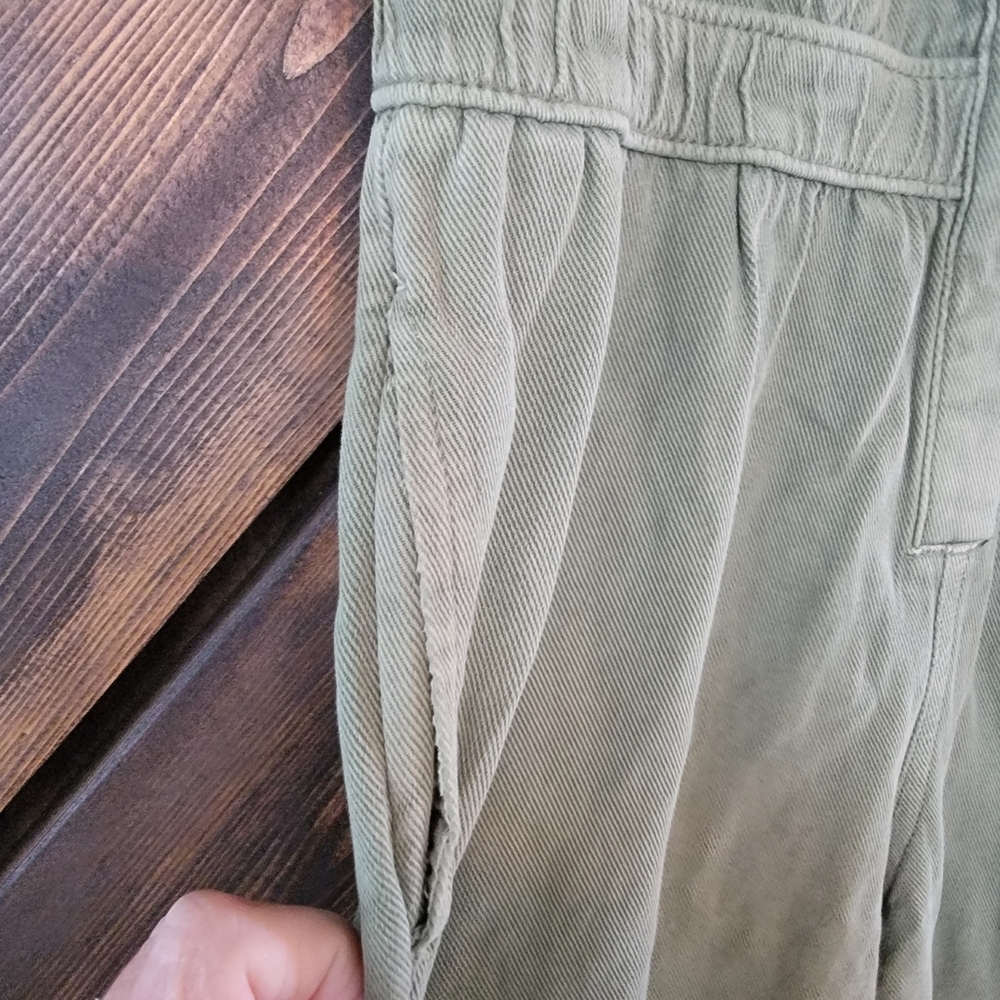 Girls Cat & Jack Girls Dark Olive Wide Leg Jumpsuit M(8) - Picture 3 of 6